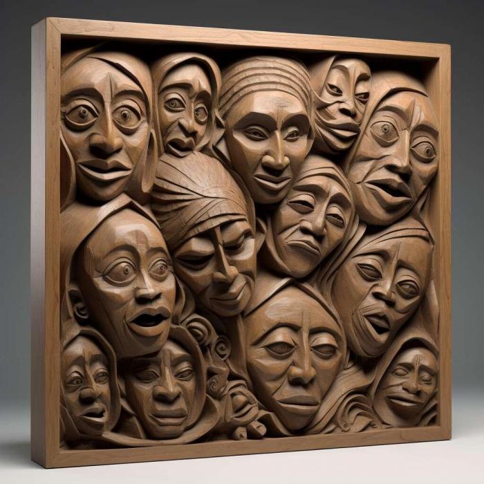 نموذج ثلاثي الأبعاد لآلة CNC 3D Art 